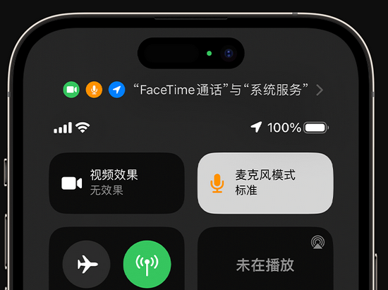 秦都苹果授权维修网点分享iPhone在通话时让你的声音更清晰 