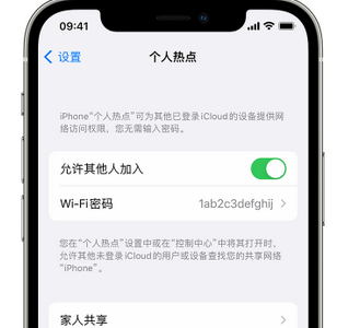 秦都apple服务站点分享iPhone上个人热点丢失了怎么办